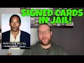 OJ Simpson signed sports cards IN JAIL in 1994
