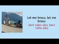 Rex orange county ft. Daniel caesar - Indecision | Lirik & terjemahan 