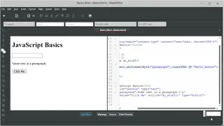 Introduction to JavaScript Basics