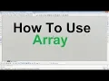 How to use Array Command in Autocad 2007 in Hindi Autodesk