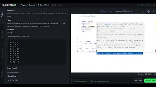 HackerRank Python 30 Days of Code - Day 5 Loops