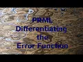 Differentiating the Error Function