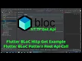 Flutter BLoC Http Get data fetch Flutter BLoC Pattern Rest Api Call