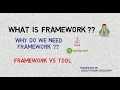Framework What Is Framework in Java Framework vs Tools