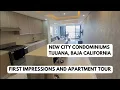 NEW CITY CONDOS IN TIJUANA - FIRST IMPRESSIONS AND APARTMENT TOUR