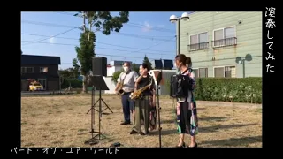 アルトサックスとアコーディオンで 演奏してみた パート オブ ユア ワールド 