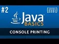 Java Programming Tutorial - Console Printing