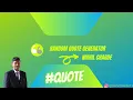 Random Quote Generator in JAVASCRIPT HTML and CSS - Nikhil Charde