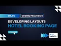 Coding Practice 6 - Hotel Booking Page Developing Layouts NxtWave