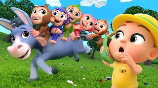 Five Little Monkeys Jump, Jump, Jump! | Nursery Rhymes & Kids Songs