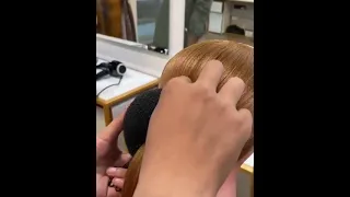 تسريحة    مرفوعة للمناسبات     دندنها