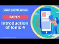 Build Android Ios mobile apps using ionic 5 part 1