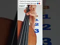 Lagu When The Saints 🎻 Violin \u0026 Viola Tutorial With Color Coded Strings 🔴🔵 Part 1