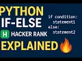 HackerRank Python Challenge If-Else Problem Solved Step by Step