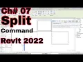 07-How can I use Split Command in Revit 2022 For Beginners