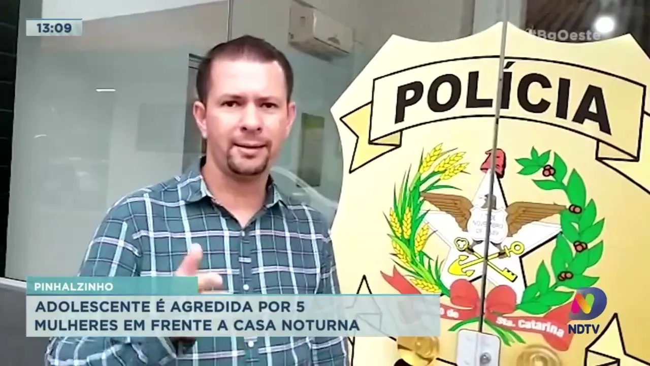 Adolescente é agredida por 5 mulheres em frente a casa noturna em Pinhalzinho