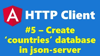 5 - Define country data in json-server