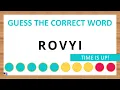 Scrambled Word Game Can You Unscramble These Words 5 Letters