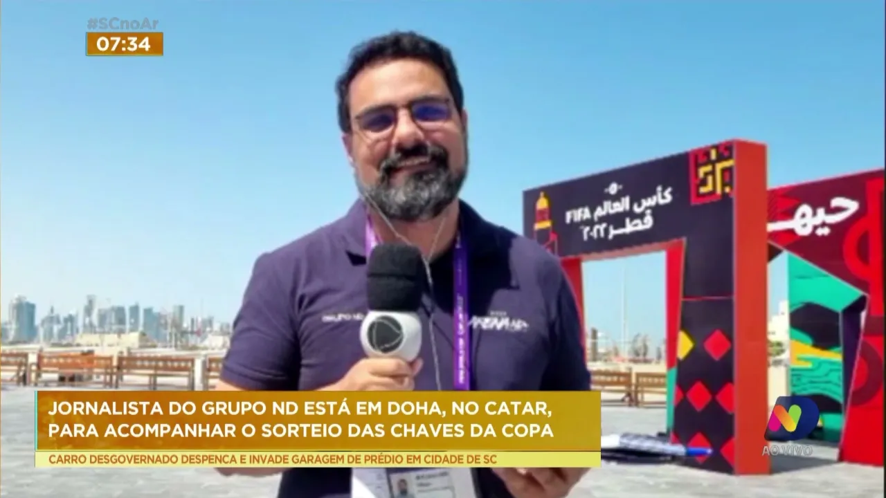 Jornalista do Grupo ND conta como estão as obras em Doha, no Catar, para a Copa do Mundo
