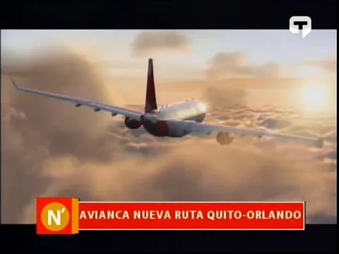 Avianca nueva ruta Quito-Orlando
