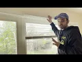 Installation Review of Home Depot Cordless Vinyl Mini Blinds for Picture Frame Windows