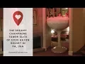 The Dreamy Champagne Tower Suite of Cove Haven Resort in Pennsylvania USA