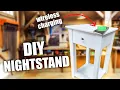 DIY Nightstand with Hidden Wireless Charging