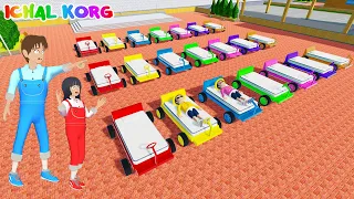 Yuta Mio Kumpulkan Semua Mobil Tempat Tidur Warna Warni di Kota Sakura π± SAKURA School Simulator