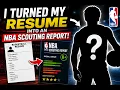 This Website Made an NBA Scouting Report Based on My Resume