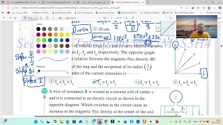 Solve H W Questions Chapter 2 Lesson 2 Part1 Circular Coil Moasser Questions Seniors 2026 Thanwia 