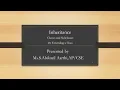 CS8392 OBJECT ORIENTED PROGRAMMING Unit - II Inheritance