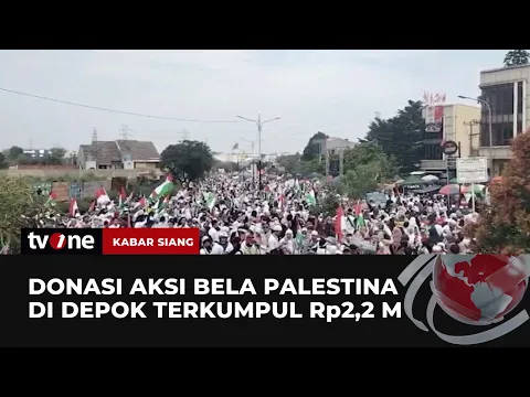 Ribuan Peserta Hadiri Aksi Bela Palestina di Depok