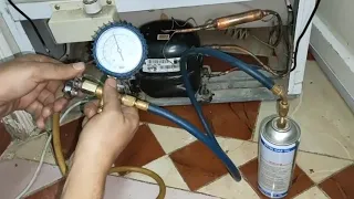 طريقة شحن الثلاجة والديب فريزر بفريون134 R بطريق سهلة بالتفاصيل 