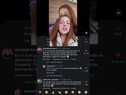 lendo os comentários de “donos de Airbnb atualmente” @maipurper