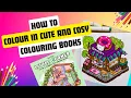 HOW TO colour in CUTE AND COZY COLOURING BOOKS my top tips for you Ohuhu alcohol markers