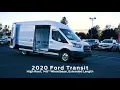 How much space in 2020 Transit - High Roof Extended Van