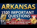 Arkansas DMV Permit Test 100 Real Questions to Pass First Try