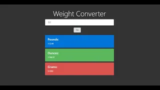 How to Create GUI application using python Weight Convertor using Tkinter