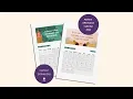 Printable positive affirmation calendar 2024