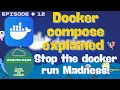 Episode 12 Docker Compose explained Run multiple containers from docker-composel yml file