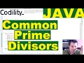 Codility Common Prime Divisors