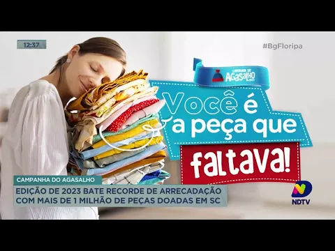 Campanha do Agasalho: edição de 2023 bate recorde de arrecadação com mais de 1 milhão de peças