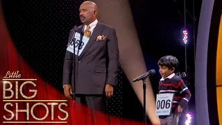 akash vukoti impresses with spelling bee little big shots