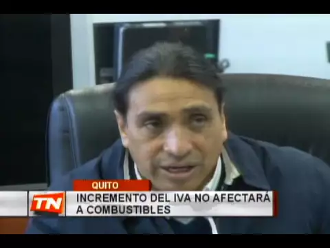 Incremento del iva no afectará a combustibles