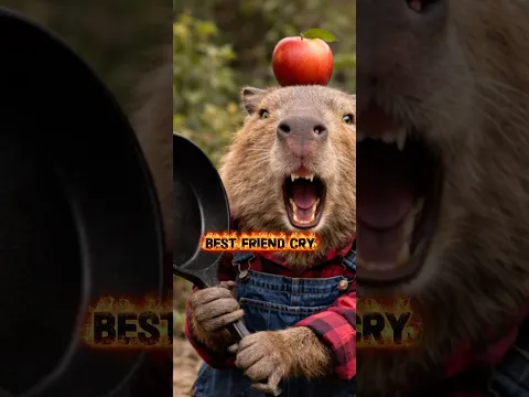 CAPPY ain’t happy who did it! #cappybara #sub #cute