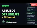 How to Build DFS Lineups with AI Bink DFS Full Tutorial