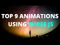 TOP 9 Animations using THREE JS with source code ThreeJS AnimeJS JS Animations HTML CSS