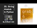 35 String Module in Python Python Tutorial By Arihant Jain Study Material