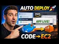 From Code to Production Pipeline with GitHub Actions Docker EC2