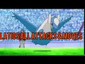 latios all attacks moves